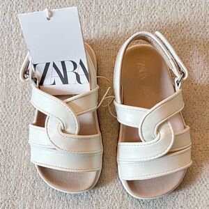 NWT ZARA Toddler Girl Sandals size 6.5